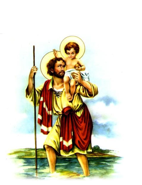 Blessing of  Saint Christopher
							